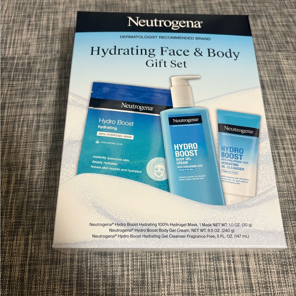 Neutrogena Hydrating Face & Body Gift Set - Blue and White
